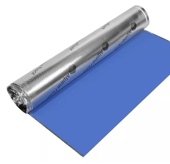 Подложка Alpine Floor silver foil BLUE EVA 10000*1000*1.5мм 10м2 в &quot;Хоттабыче&quot; 